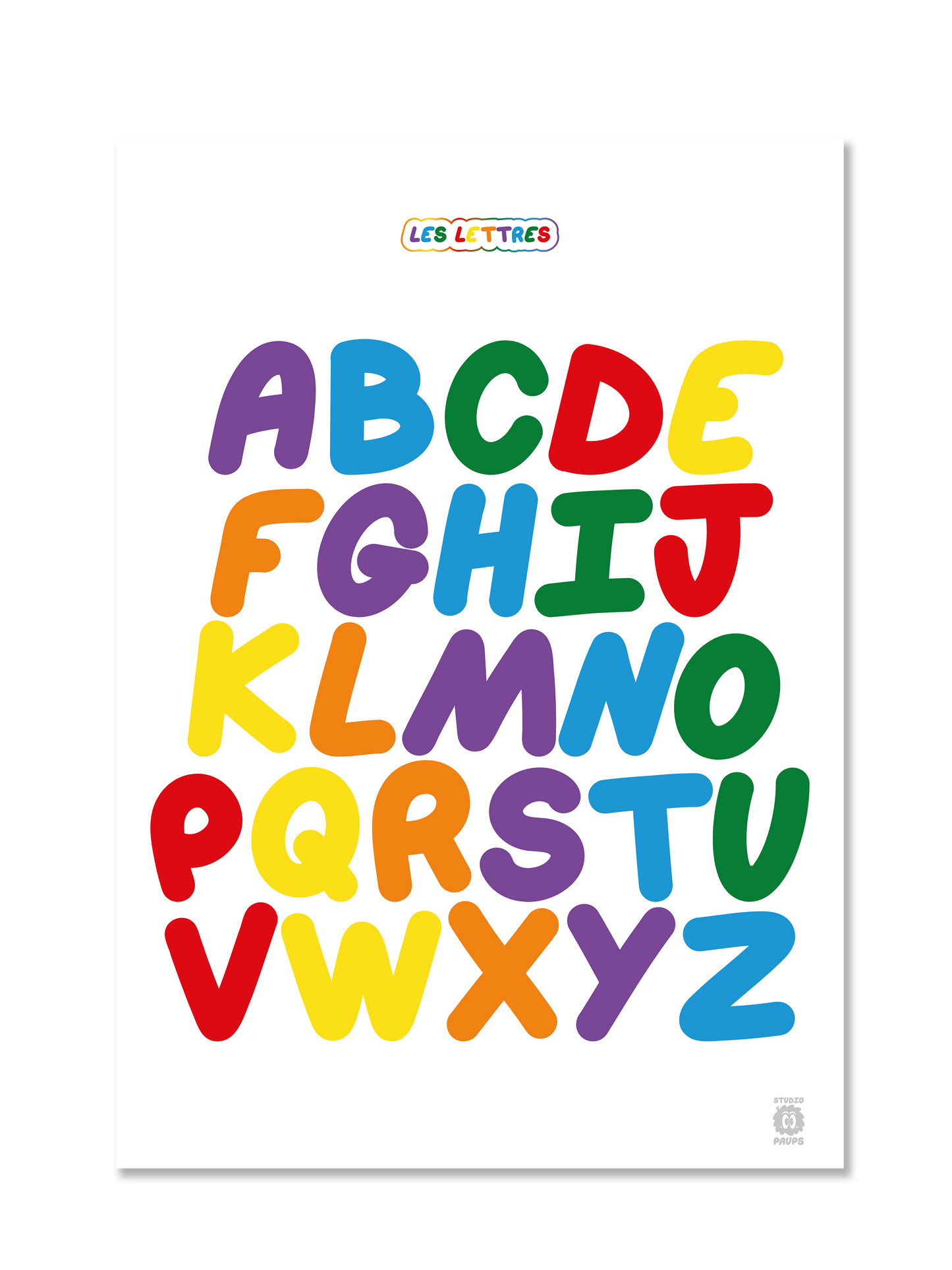 Les Lettres bicolores