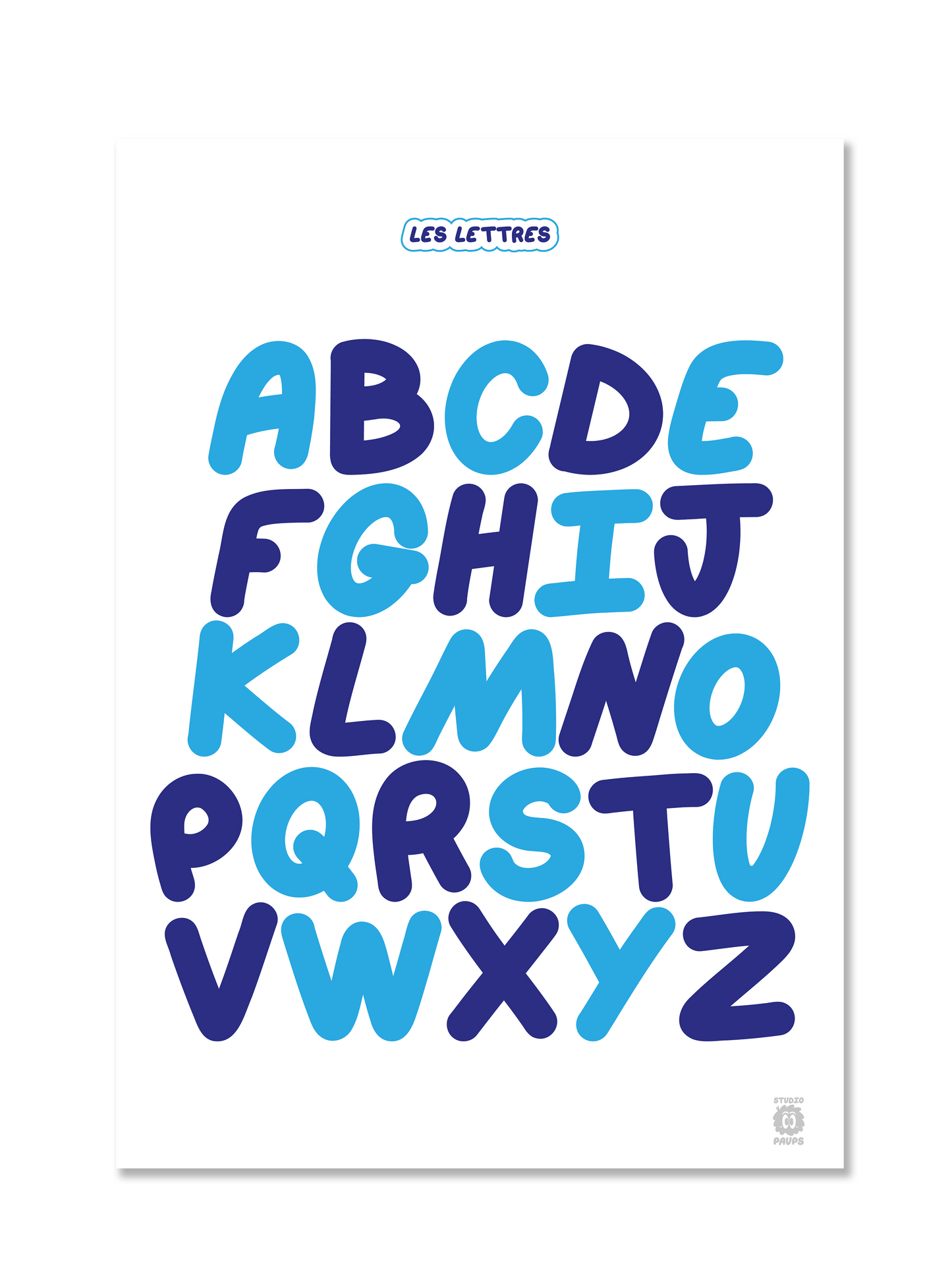 Les Lettres bicolores