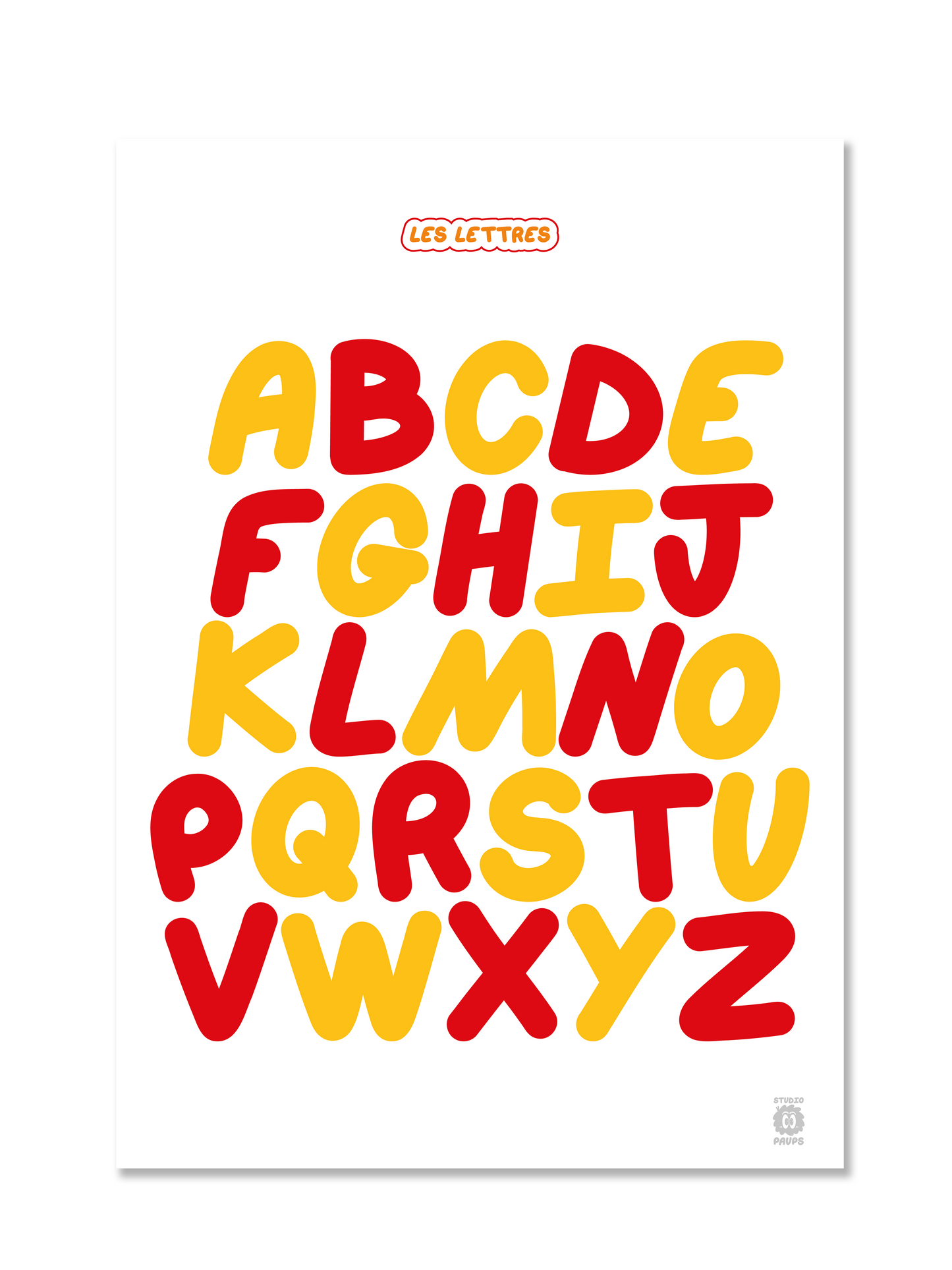 Les Lettres bicolores