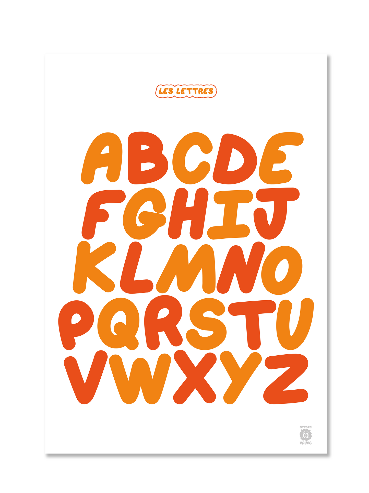 Les Lettres bicolores