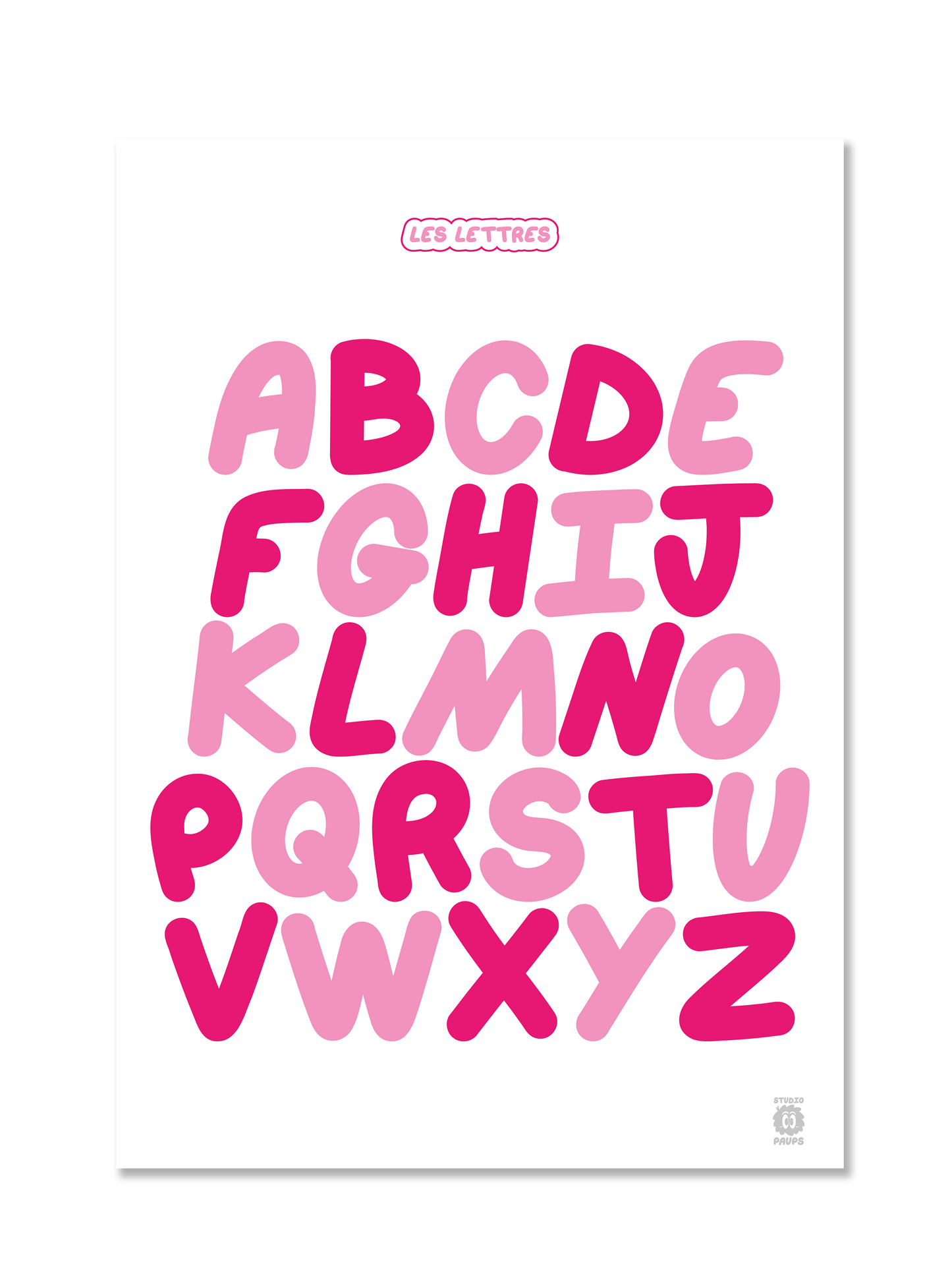 Les Lettres bicolores