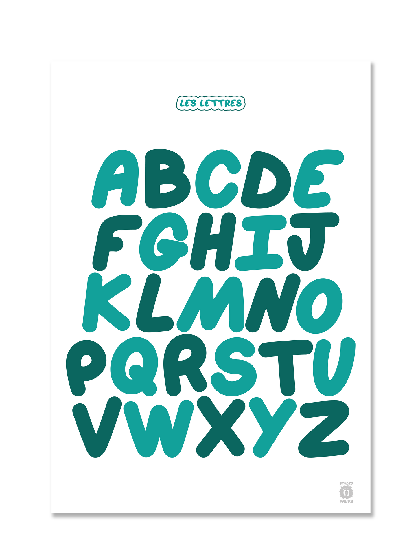 Les Lettres bicolores