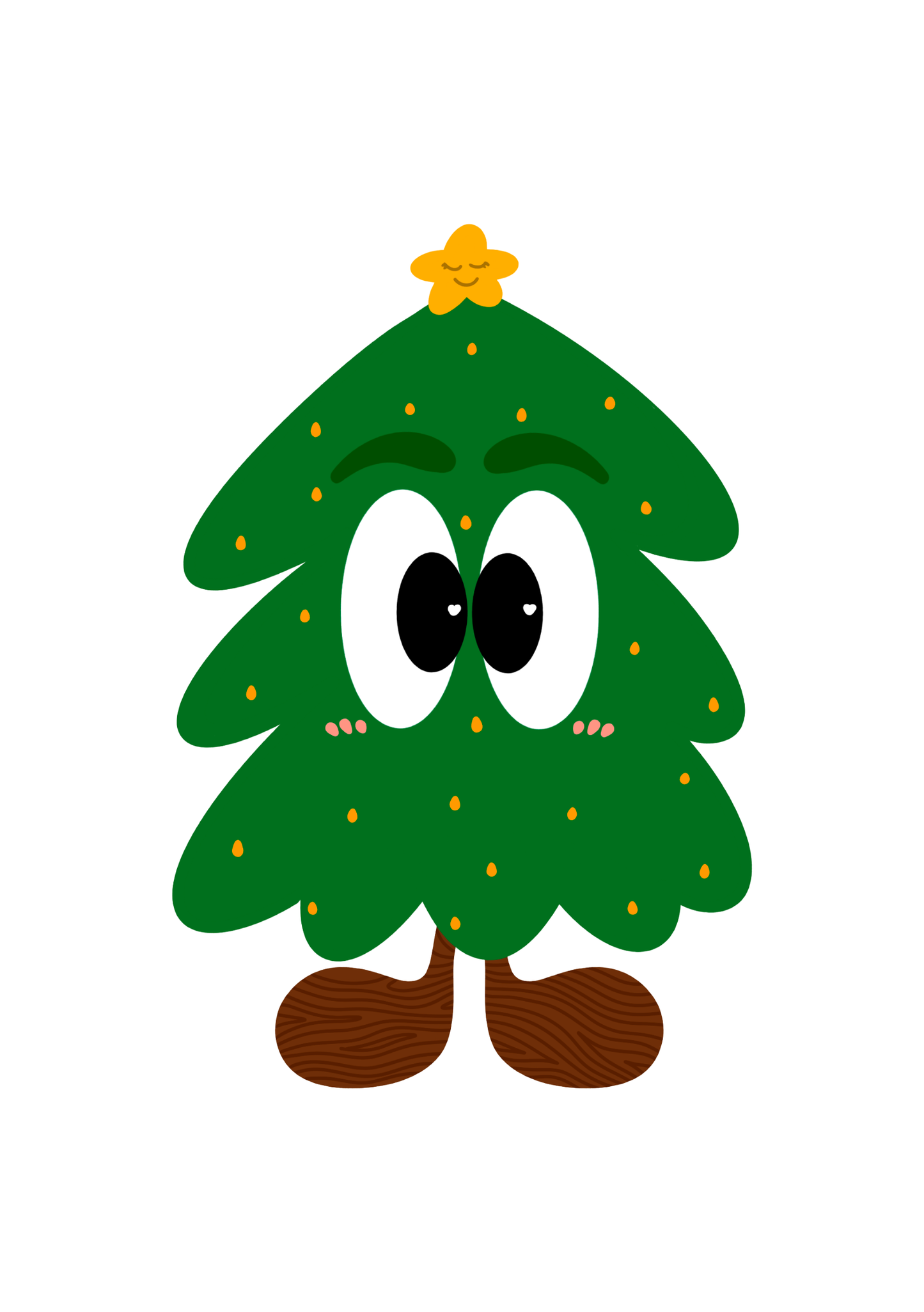 Merry Xmas - pack de 3 cartes de Noël